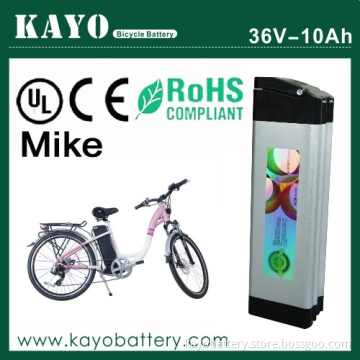 36V Li-ion Battery Pack with 10Ah, charger, Al Case&BMS, 20A max.